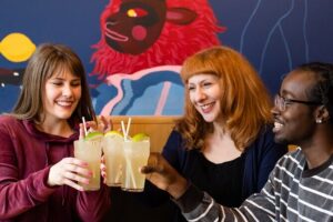 Chef Guided Happy Hour Tour - Cocktails, Bubbles and Bites - Meeting at King Leroy: coffee martini and hush puppies