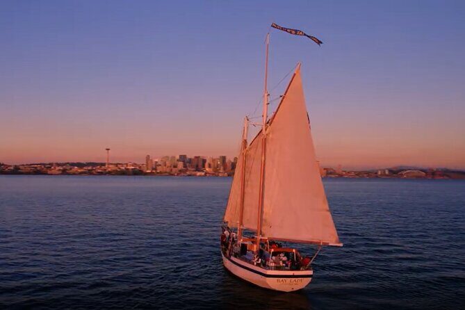 Evening Colors Sunset Sail Tour in Seattle - Getting a Hands-On Moment: Hoisting Sails on a Real Schooner