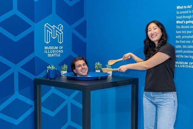 Museum of Illusions Seattle Admission Ticket - The Over-50 Exhibits: Optical Illusions That Actually Get You Moving