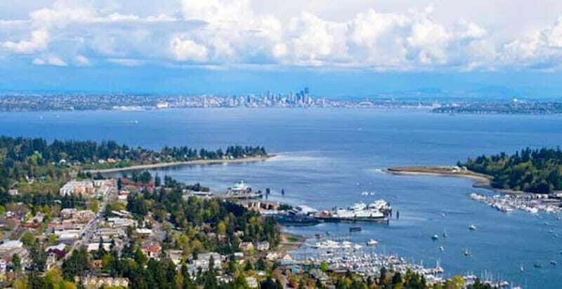 Seattle: Bainbridge Island E-Bike Tour - Ferry time on the Salish Sea: the photo stop is built in