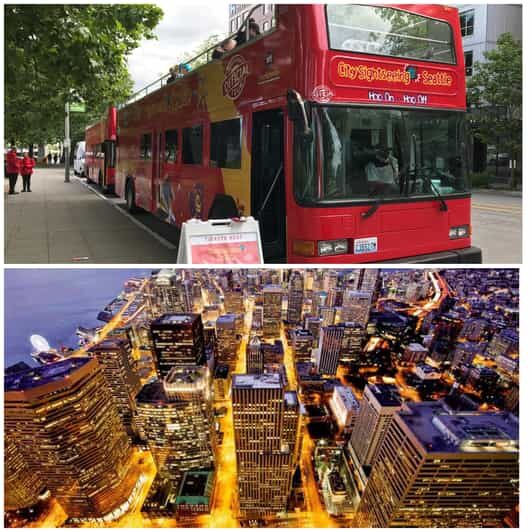 Seattle: Hop-on Hop-off Bus Tour and Sky View Observatory - Space Needle and Seattle Centre: start strong at Stop 1