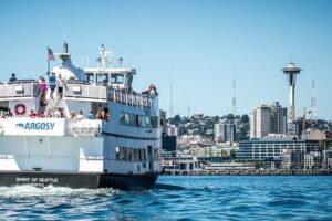 Seattle Land and Sea Tour Experience - MoPOP start and the Amazon Spheres drive-by