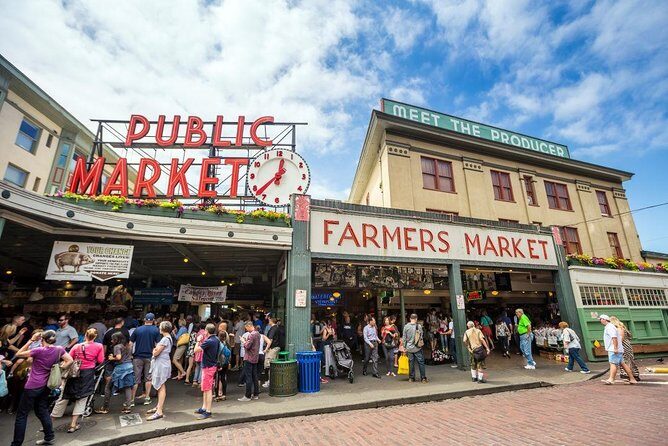 Seattle Post-Cruise Tour Package - Downtown Seattle first: Pike Place Market and the heart of tourist-proof fun