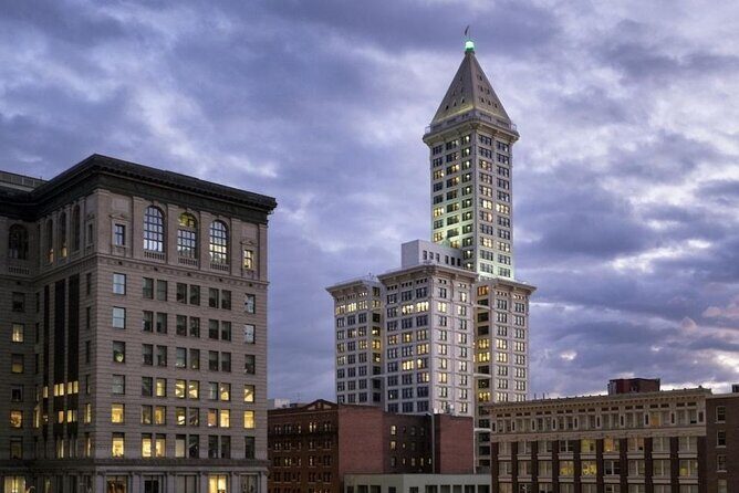 Smith Tower Observatory Admission Ticket - Open-Air 360 Views Over Downtown and Puget Sound